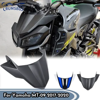 Для Yamaha MT FZ 09 Для MT-09 MT09 FZ09 2017-2020 Передняя Верхняя Фара Мотоцикла, Крыло, Носовой Клюв, Коническая Крышка, Удлинительный Обтекатель