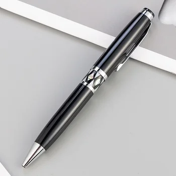 Роскошная высококачественная Черная Шариковая Ручка 299 Shell Signature Ink pen Поворотная шариковая ручка Канцелярские принадлежности
