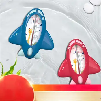 Термометр для ванны для новорожденных, игрушки для ванны, самолет с дельфином, безопасный мультяшный нетоксичный термометр для ванны