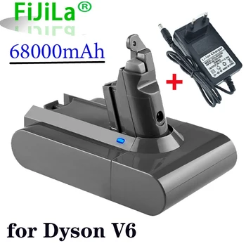 V6 21,6 В 68000 мАч Литиевая Батарея для Dyson V6 DC62 DC58 DC59 SV09 SV07 SV03 Запасные Части Для Пылесоса Sony Cells