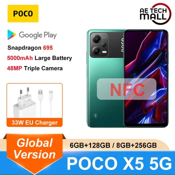 Оригинальный Новый POCO X5 5G 128 ГБ/256 ГБ 6,67 