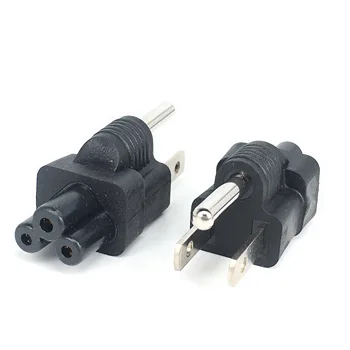 Адаптер-преобразователь US 3 pins To C5 IEC 60320 C5-NEMA 5-15P Plug Adapter