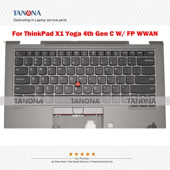 Оригинальный Новый 5M10V24917 5M10V24953 Черный Для Lenovo ThinkPad X1 Yoga 4-го Поколения Верхний Регистр Подставка Для Рук Клавиатура Безель С Подсветкой W/FP WWAN