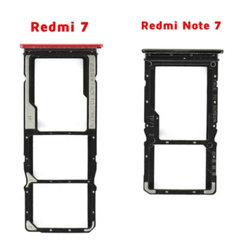 для Xiaomi Redmi Note 7 Держатель Лотка для SIM-карт Note 7S Note7 Pro Слот Для карт Micro SD Адаптер Для Redmi 7 Запасные Части Лотка для Sim-карт