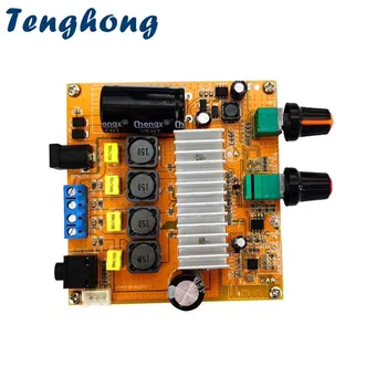 Плата аудиоусилителя мощности Tenghong TPA3116 50 Вт * 2 Bluetooth 5,0 Стерео Цифровой Усилитель басового звука Для Домашнего кинотеатра DC12-24V