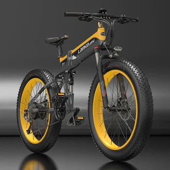 Электрический велосипед Lankeleisi мощностью 1000 Вт, складной электровелосипед Fat Ebike 48 В, горный электровелосипед 26 дюймов