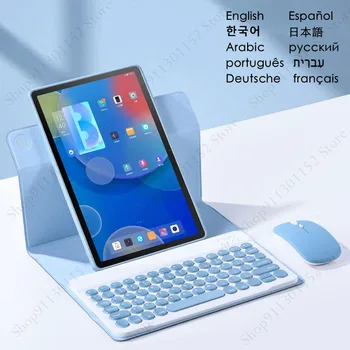 Чехол для планшета с беспроводной клавиатурой для Lenovo Tab M10 Fhd Plus 10.3, вращающаяся на 360 градусов крышка Funda Keyboard TB-X606F TB-X606X Teclado