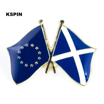10 шт. в комплекте Значок с флагом Дружбы Европейского Союза Шотландии, булавка для флага, 10 шт. в комплекте XY0045