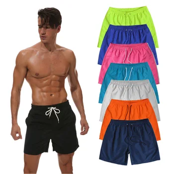 Мужские шорты для плавания, водонепроницаемые плавки для серфинга, Быстросохнущие Летние пляжные спортивные купальники, бег трусцой, тренировка