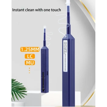 Чистка оптоволоконных разъемов FTTH, ручка-очиститель 800 + для очистки 2,5 мм SC/ ST/ для челнока