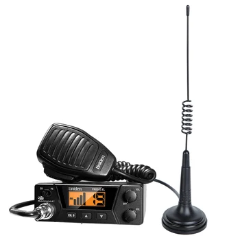 ABBREE 27 МГц CB Радиоантенна Магнитное Основание 26-28 МГц CB Антенна PL259/BNC Штекер для Мобильного Автомобильного Радио Cobra Midland Uniden Maxon