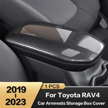 1шт Abs Автомобильные Подлокотники Коробка Для Хранения Крышка Коврик Салонные Автоаксессуары Для Toyota RAV4 2019 2020 2021 2022 2023 RAV 4 XA50 Hybrid