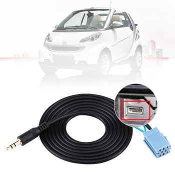 Автомобильный стайлинг 3,5 мм штекер Автомобильный кабель-адаптер Aux Автомобильный адаптер аудиокабеля AUX для Benz Smart 450 New
